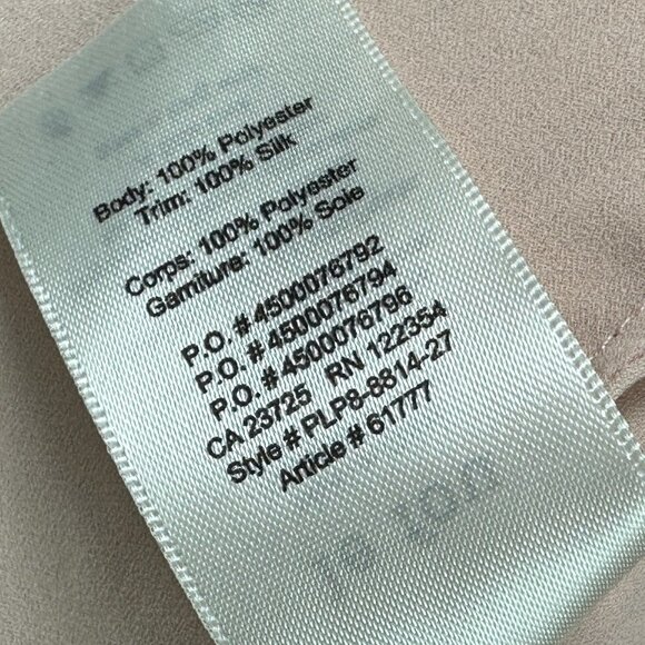 Aritzia Le Fou Couvin Dress Blush‎ Pink Black Silk Size XXS Halter Maxi Bohemian - Picture 7 of 12